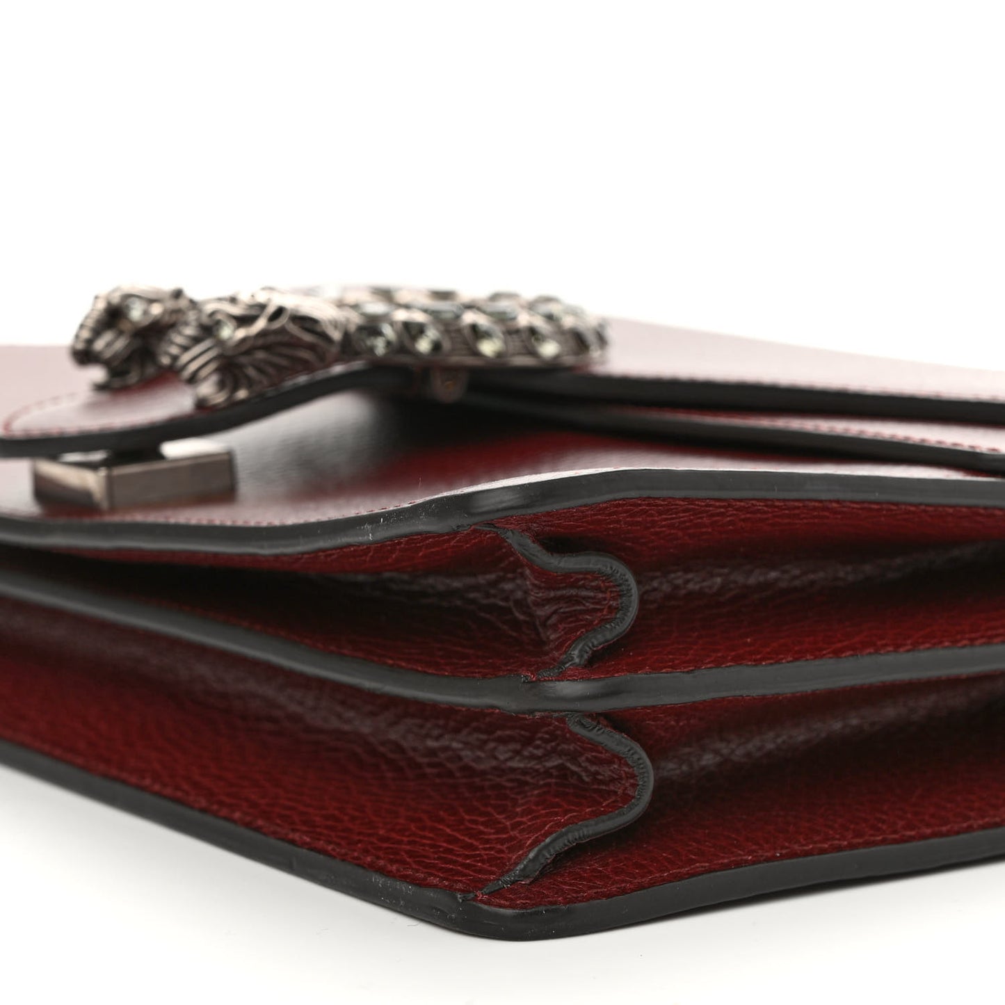 Dollar Calfskin Crystal Small Dionysus Shoulder Bag Vintage Bordeaux