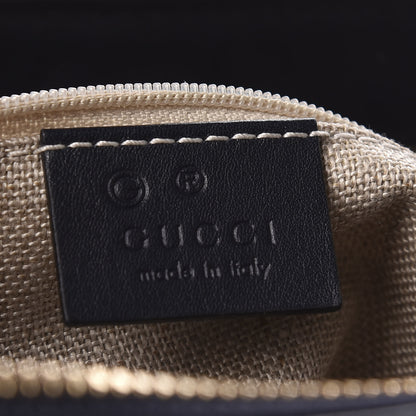 Gucci Soft Microguccissima Dome Satchel Navy 9 of 10