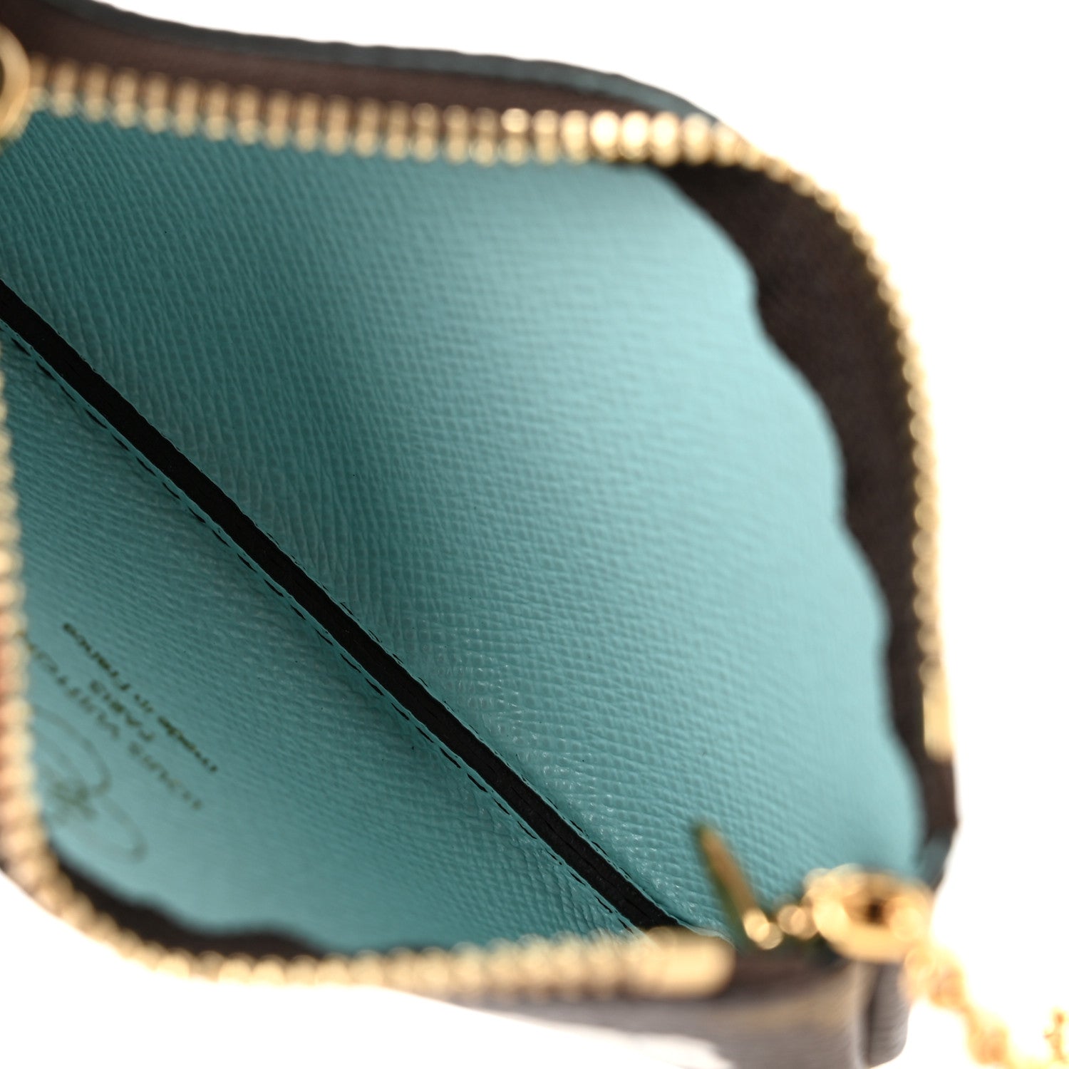Louis Vuitton Monogram 2025 Christmas Animation Key Pouch Azur