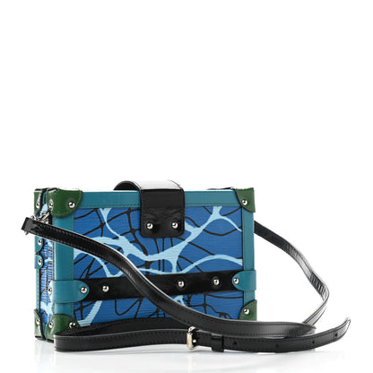 Louis Vuitton Epi Petite Malle Aqua 3 of 12