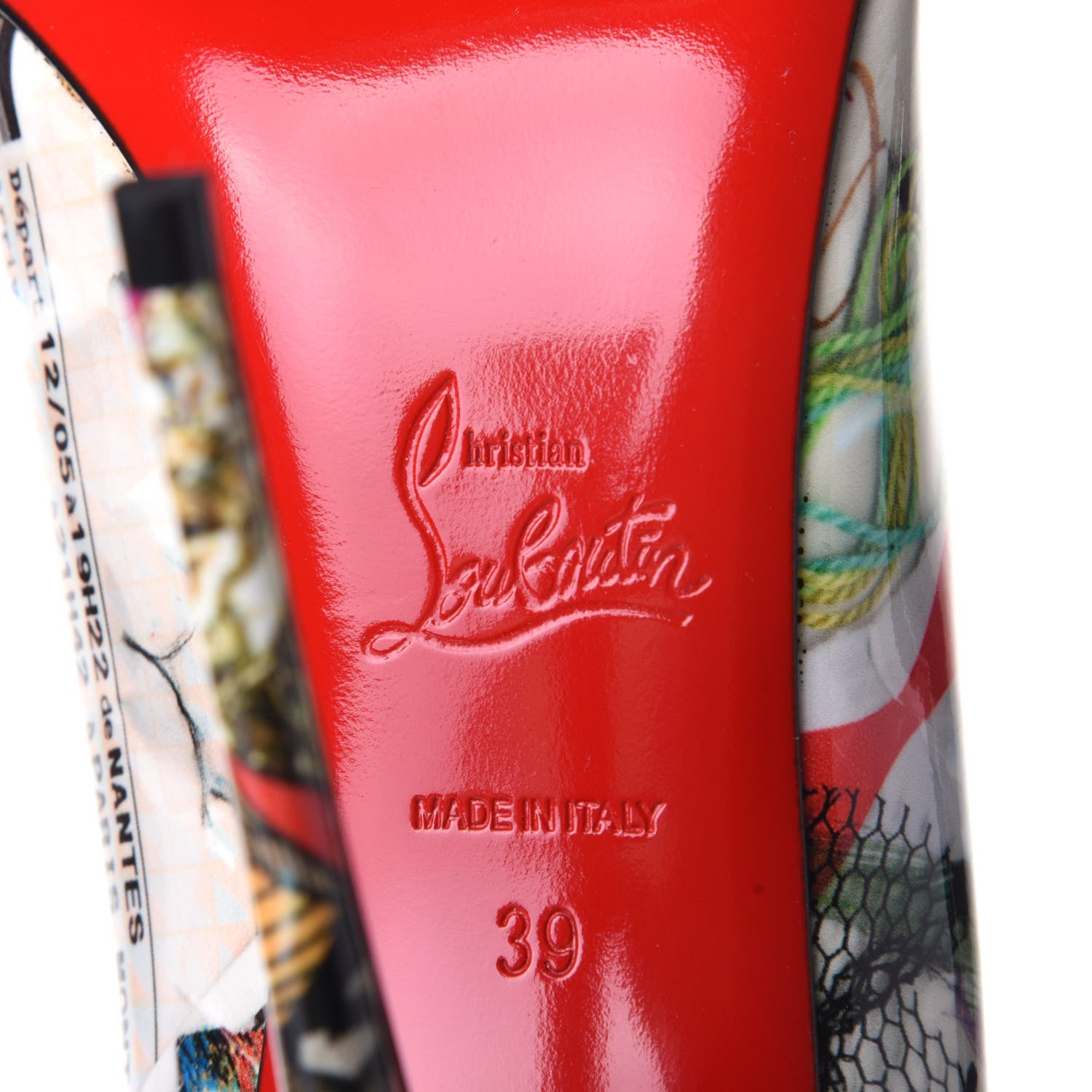 Christian Louboutin Patent Trash So Kate 120 Pumps 39 Multicolor 7 of 9