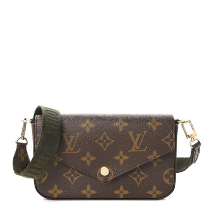 Louis Vuitton Monogram Felicie Strap & Go Kaki 1 of 10