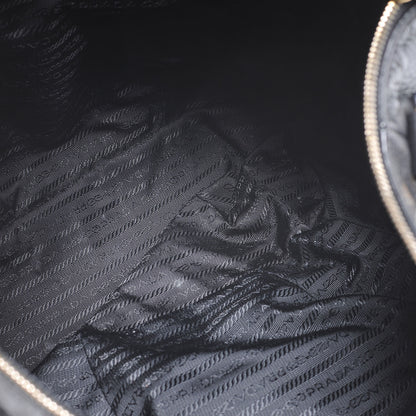 Prada Cervo Shine Tote Black 5 of 6