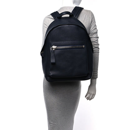 Tom Ford Grained Calfskin Buckley Backpack Navy 2 of 9