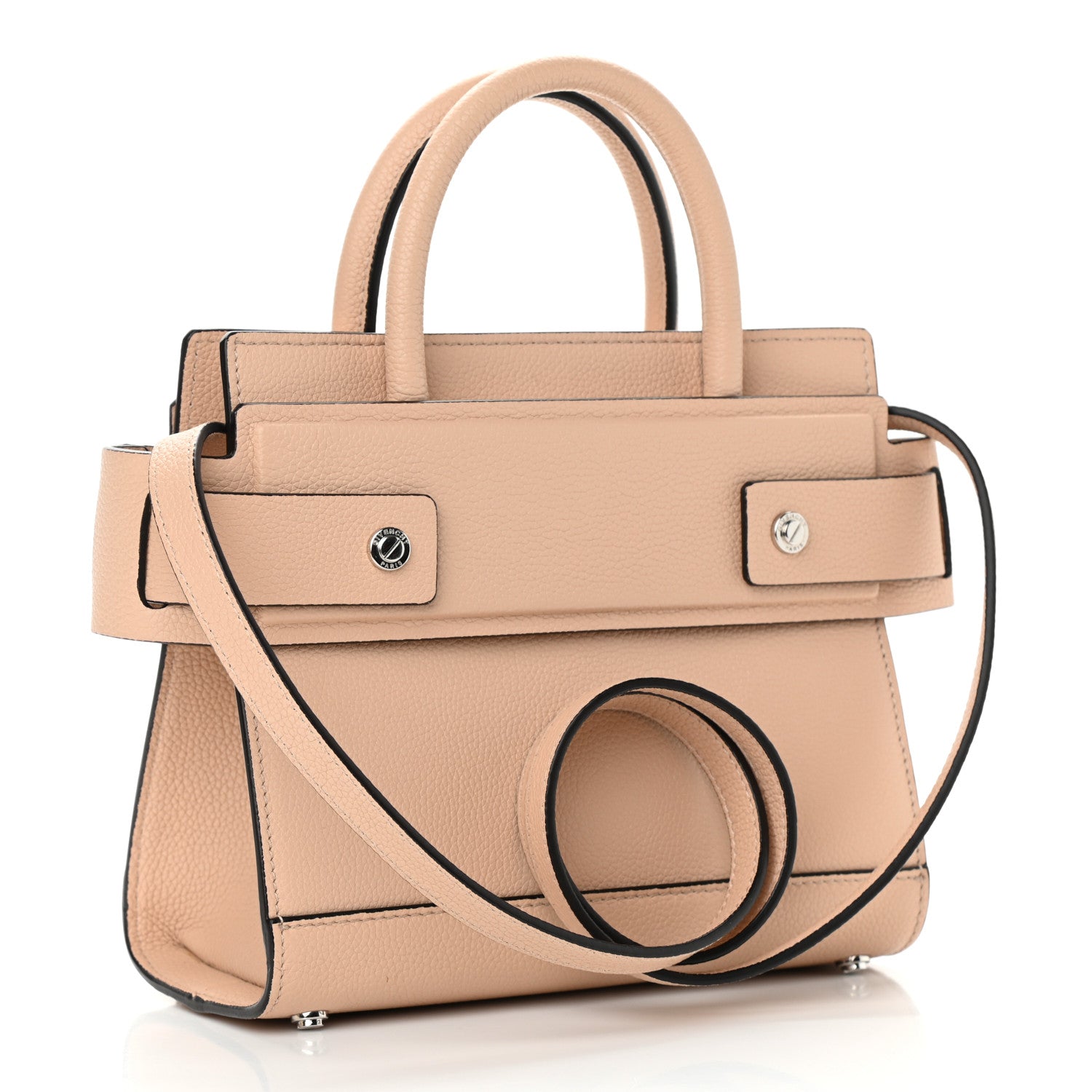 Givenchy Grained Calfskin Mini Horizon Satchel Beige 2 of 10