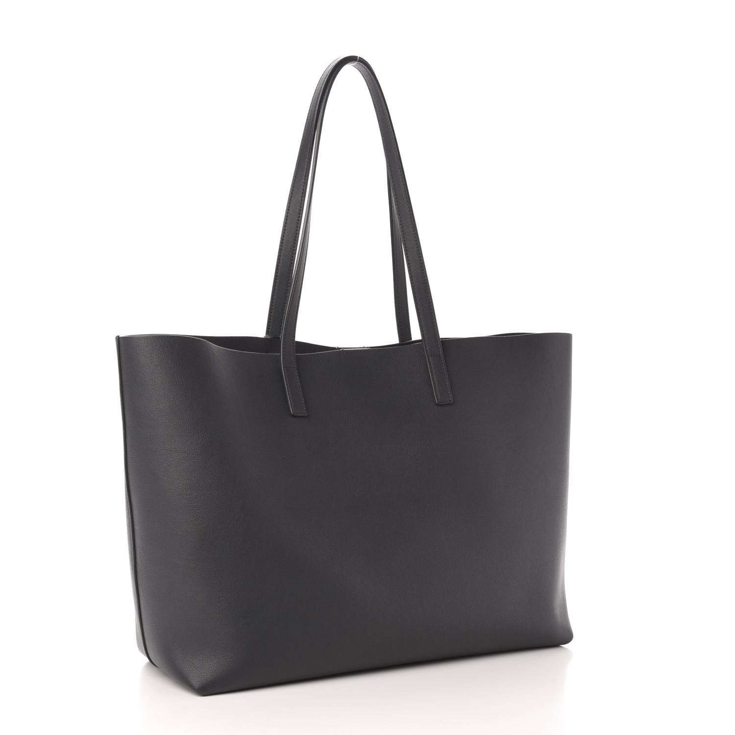 Saint Laurent Calfskin Large Shopping Tote Asphalt 4 of 13