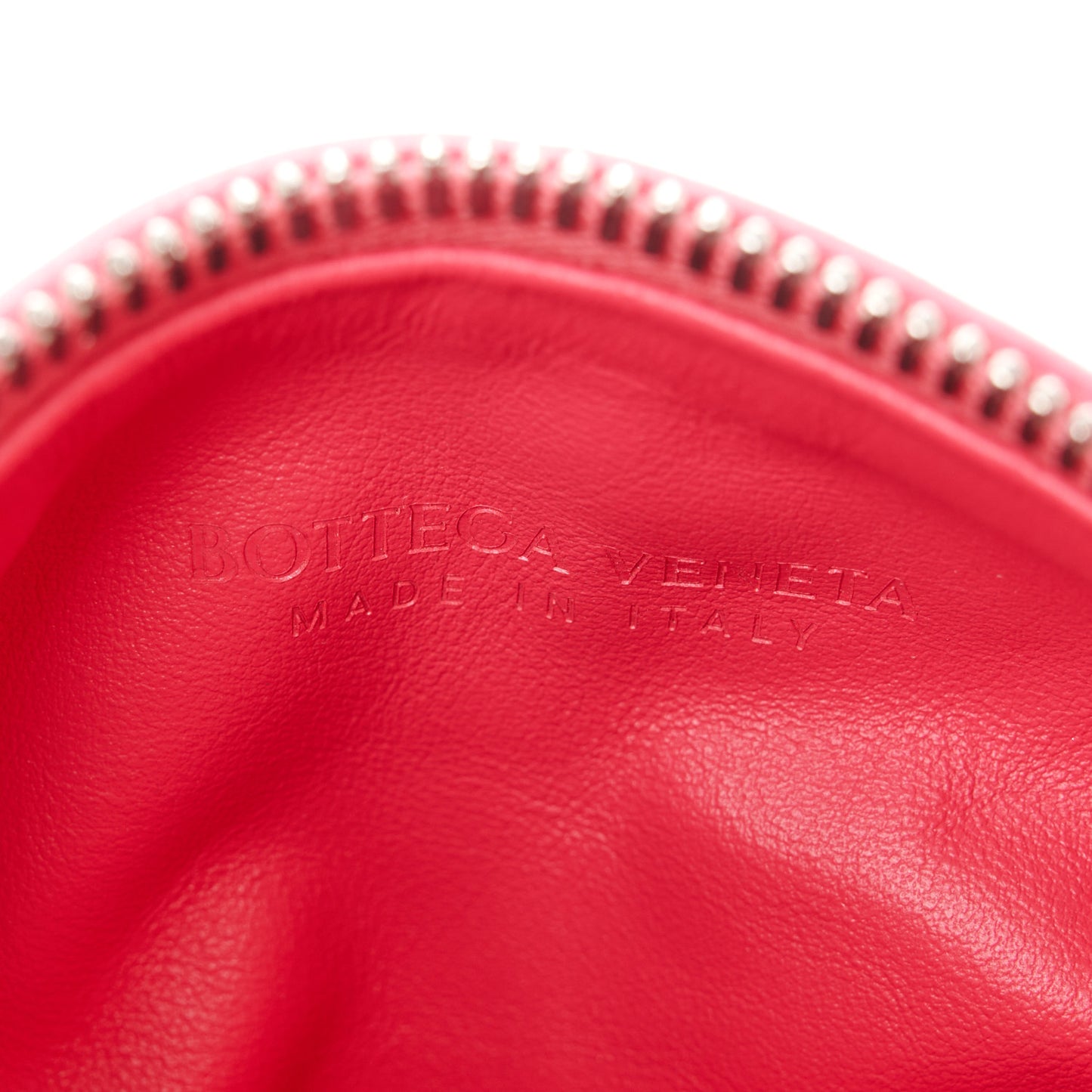 Nappa Intrecciato Mini Jodie Cranberry