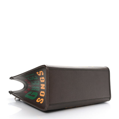 Gucci Textured Dollar Calfskin Gucci 100 Small Tote Bag New Acero Multicolor 4 of 8