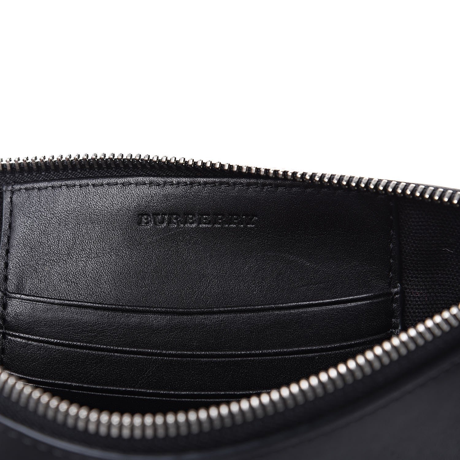 Burberry Mega Check Peyton Crossbody Clutch Bag Black 7 of 11