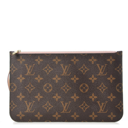 Louis Vuitton Monogram Neverfull MM GM Pochette Rose Ballerine 1 of 8