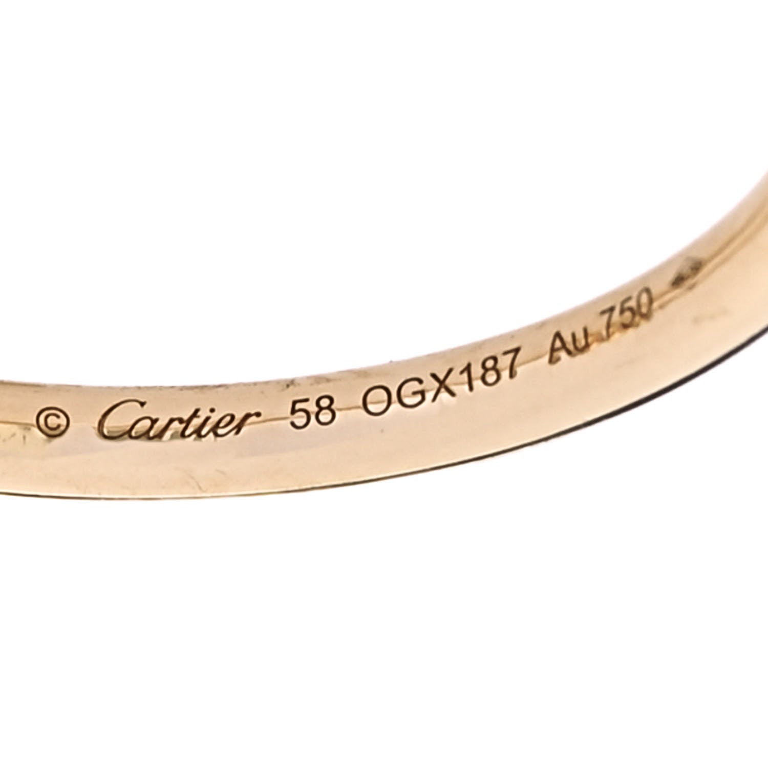 Cartier 18K Yellow Gold Small Juste Un Clou Ring 58 8.25 4 of 6