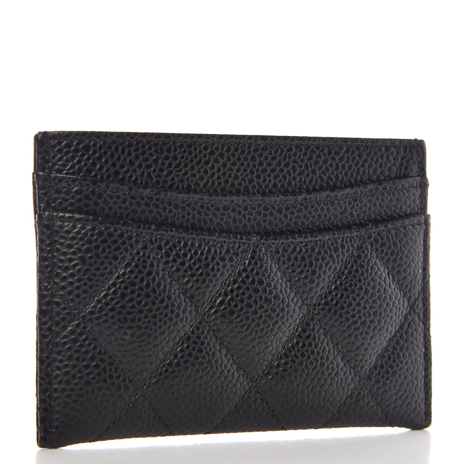 Chanel Caviar Quilted Card Holder Black 3 of 8