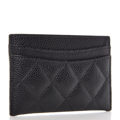 Chanel Caviar Quilted Card Holder Black 3 of 8