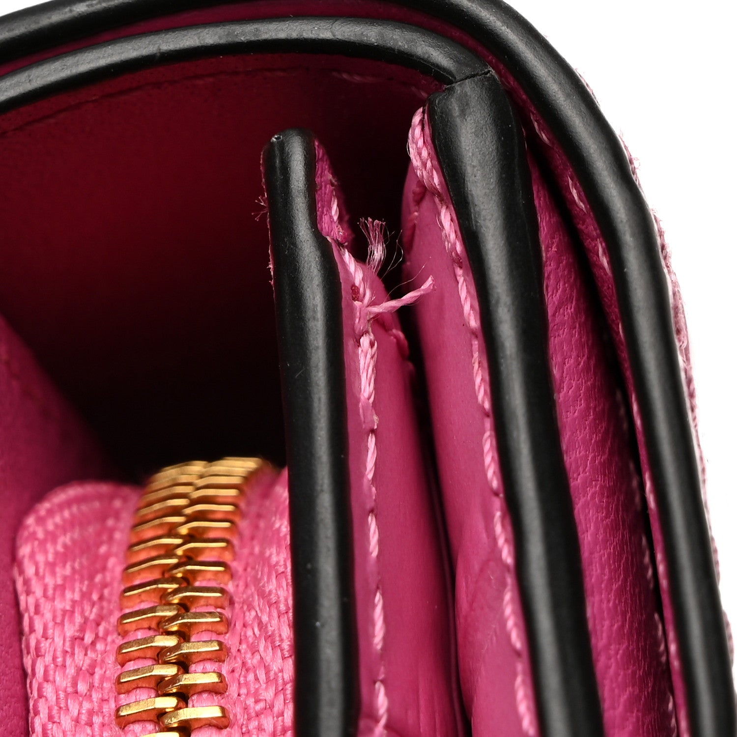 Mulberry Crocodile Embossed Calfskin Small French Continental Wallet Raspberry Pink 10 of 13