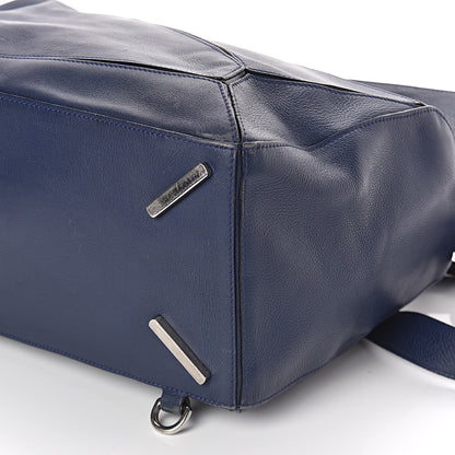 Loewe Calfskin Large Puzzle Bag Deep Blue 8 of 10