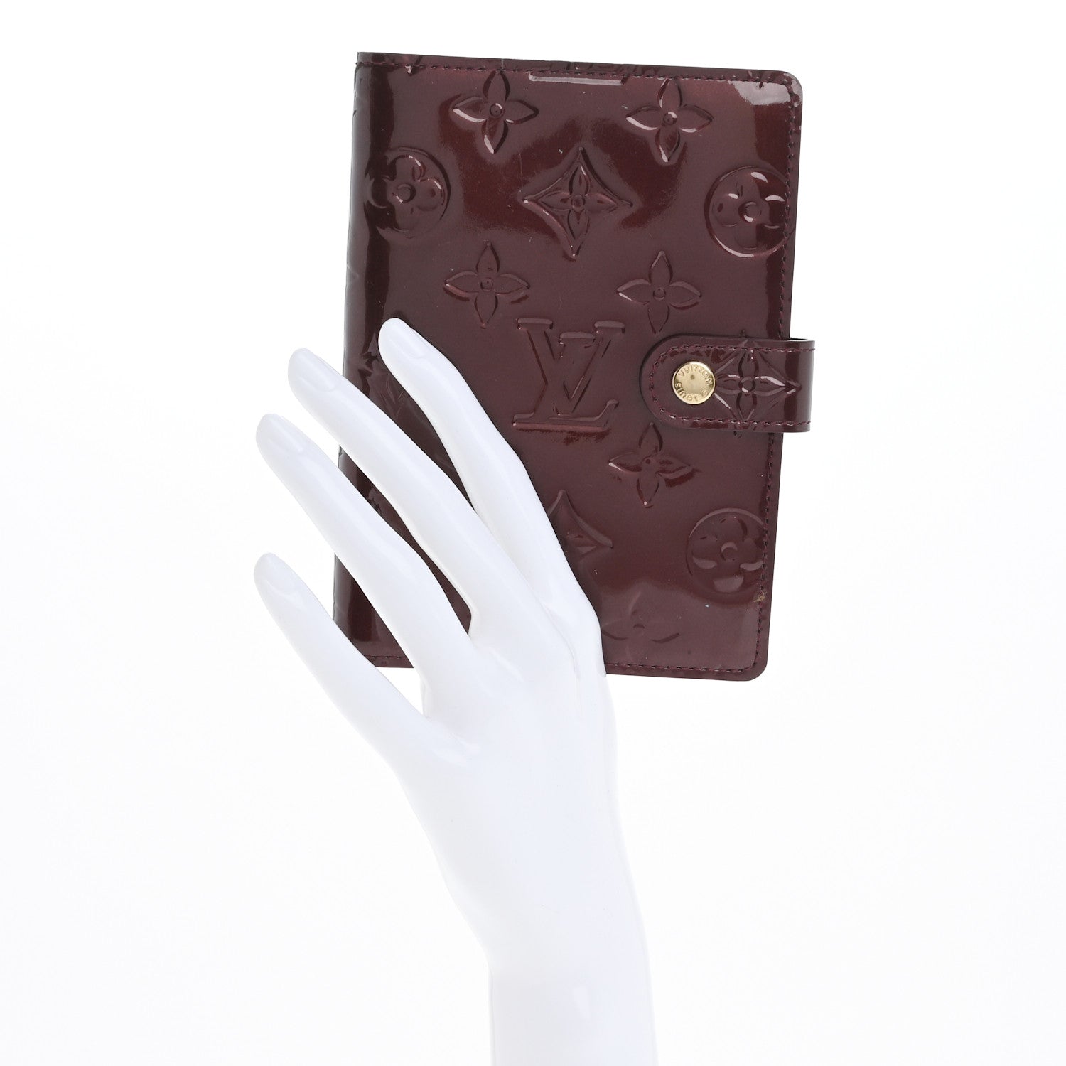 Louis Vuitton Vernis Small Ring Agenda Cover Amarante 2 of 13