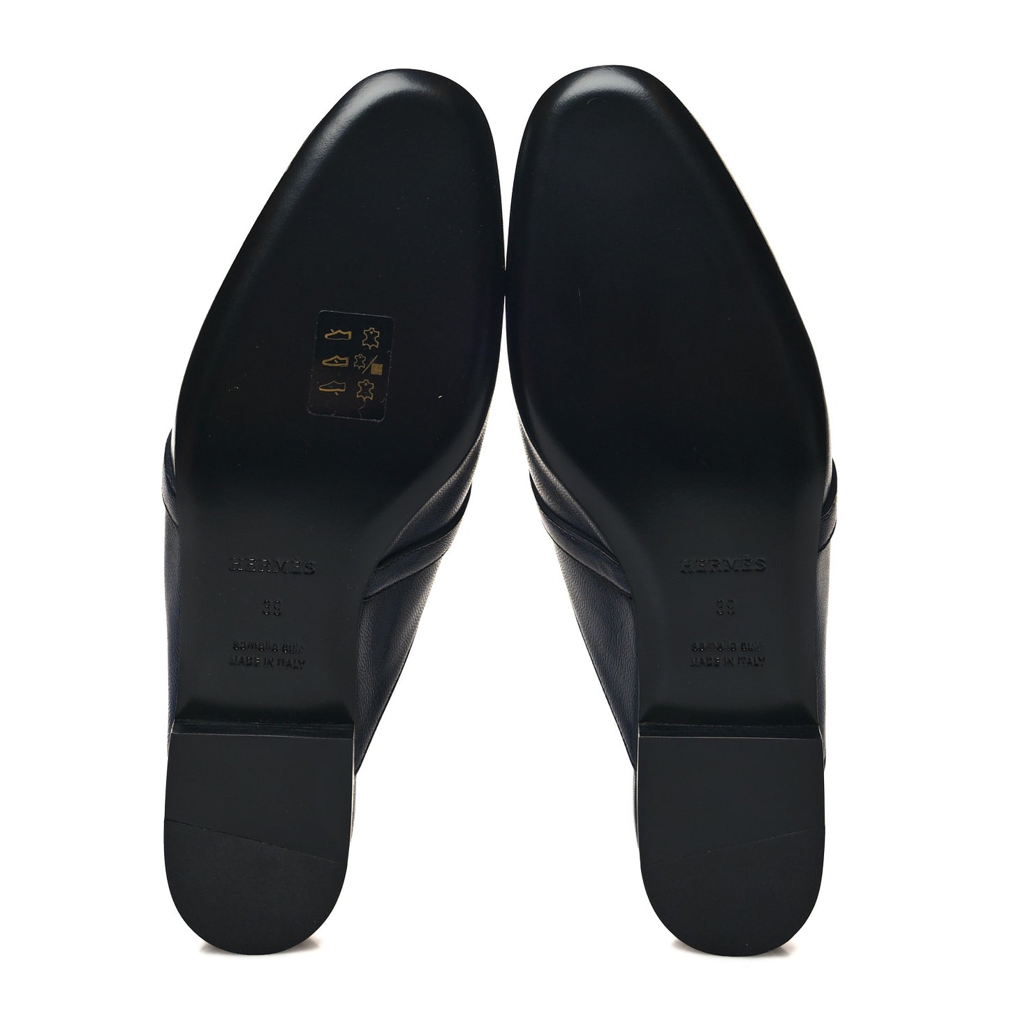 Goatskin Oz Mules 39 Bleu Martitime