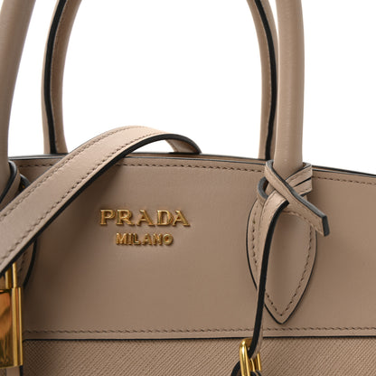 Prada Saffiano City Calf Small Esplanade Tote Cammeo 7 of 9