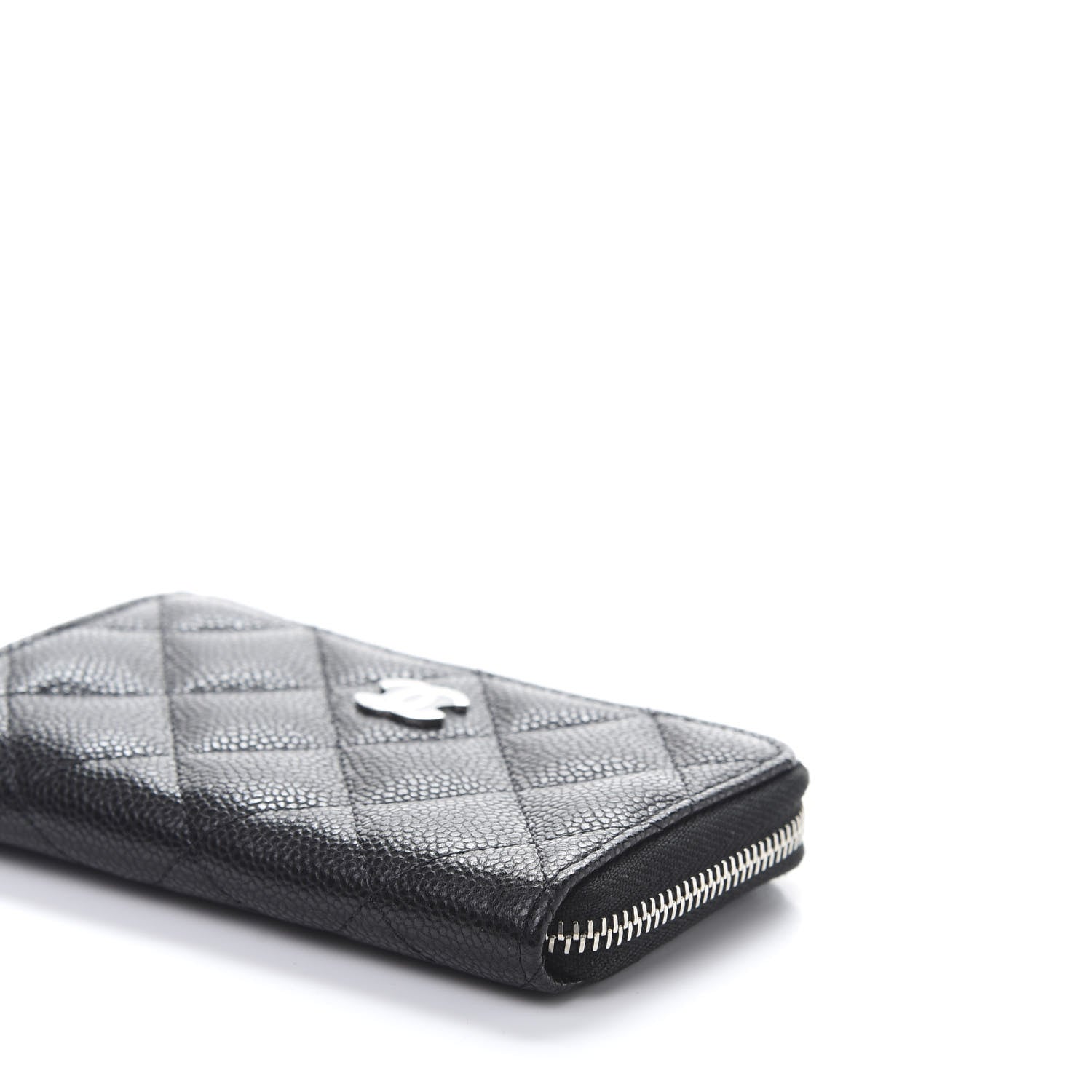 Chanel Caviar Quilted Key Holder Case Black 8 of 11