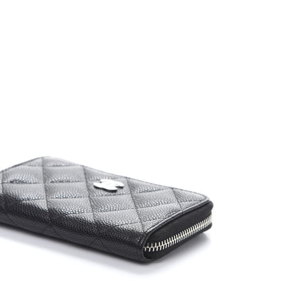 Chanel Caviar Quilted Key Holder Case Black 8 of 11