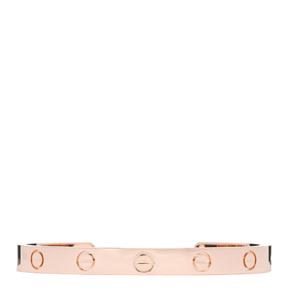 Cartier 18K Pink Gold LOVE Cuff Bracelet 16 1 of 4