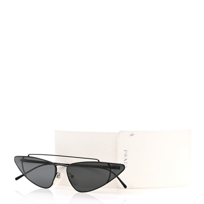 Prada Cat Eye Sunglasses SPR 63U Black 8 of 8