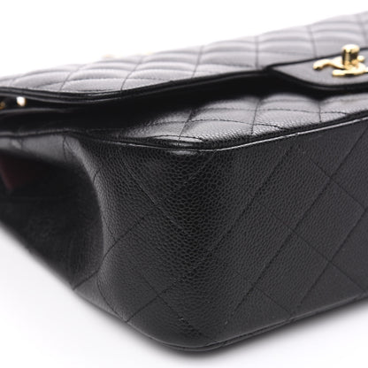 Chanel Caviar Quilted Jumbo Double Flap Black 8 of 10