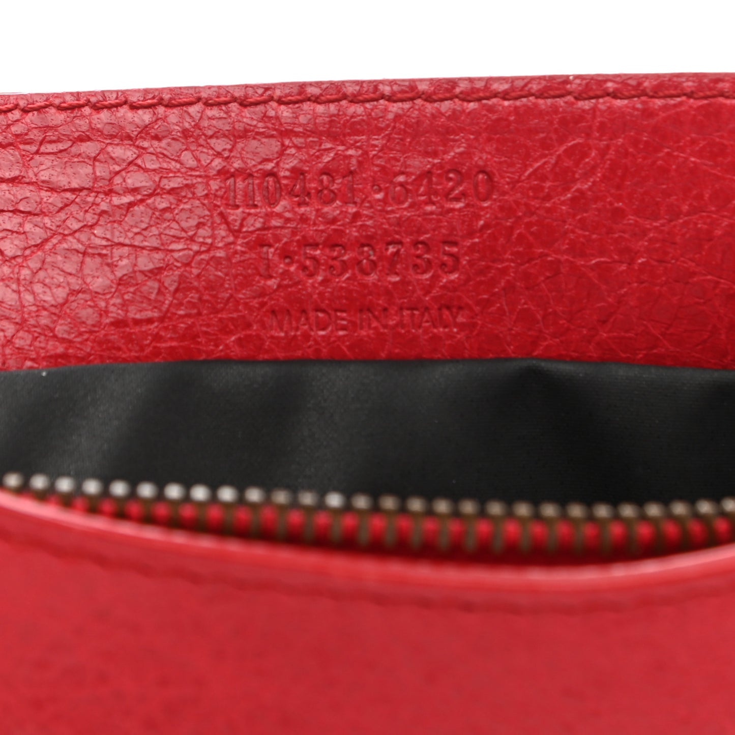 Agneau Porte Toilette Makeup Clutch Rouge Cardinal
