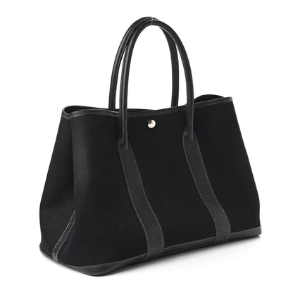 Hermes Toile Negonda Garden Party Tote 36 MM Black 3 of 12