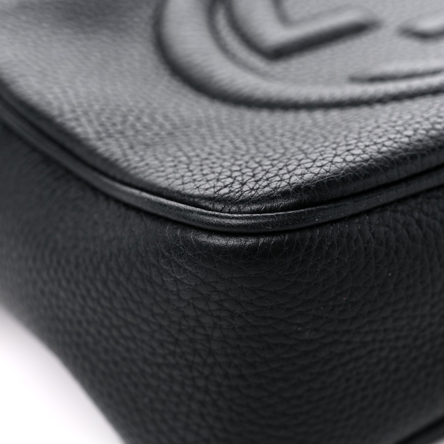 Gucci Pebbled Calfskin Small Soho Disco Bag Black 9 of 15