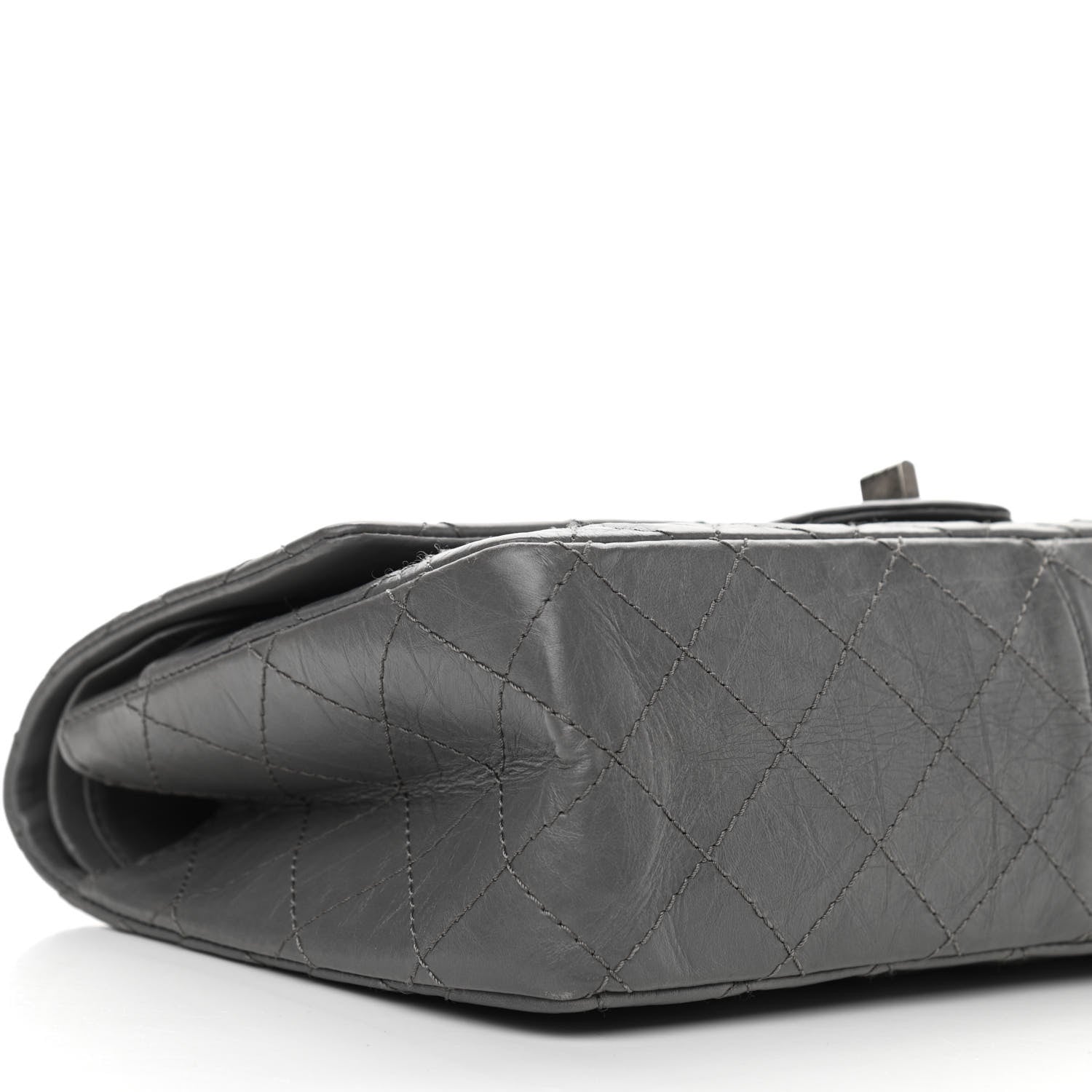 Chanel Aged Calfskin Quilted 2.55 Reissue 226 Flap Grey 9 of 11