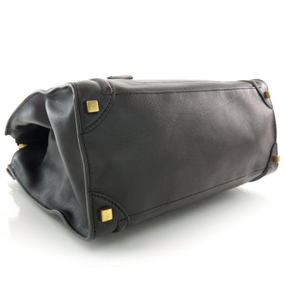 Celine Smooth Calfskin Shoulder Luggage Black 4 of 7