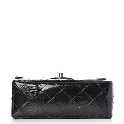 Chanel Patent Calfskin Quilted Mini Square Flap Black 9 of 12