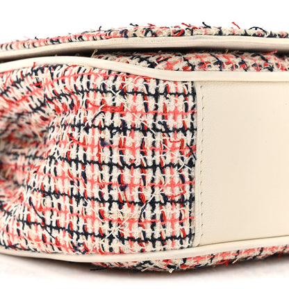 Chanel Tweed CC Mania Flap Bag Black Red White 10 of 18
