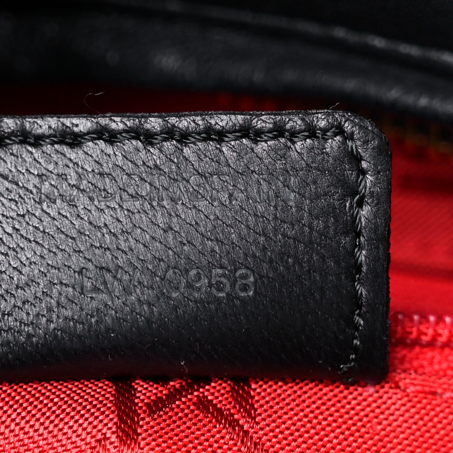 Lambskin Cannage Large Lady Dior Black