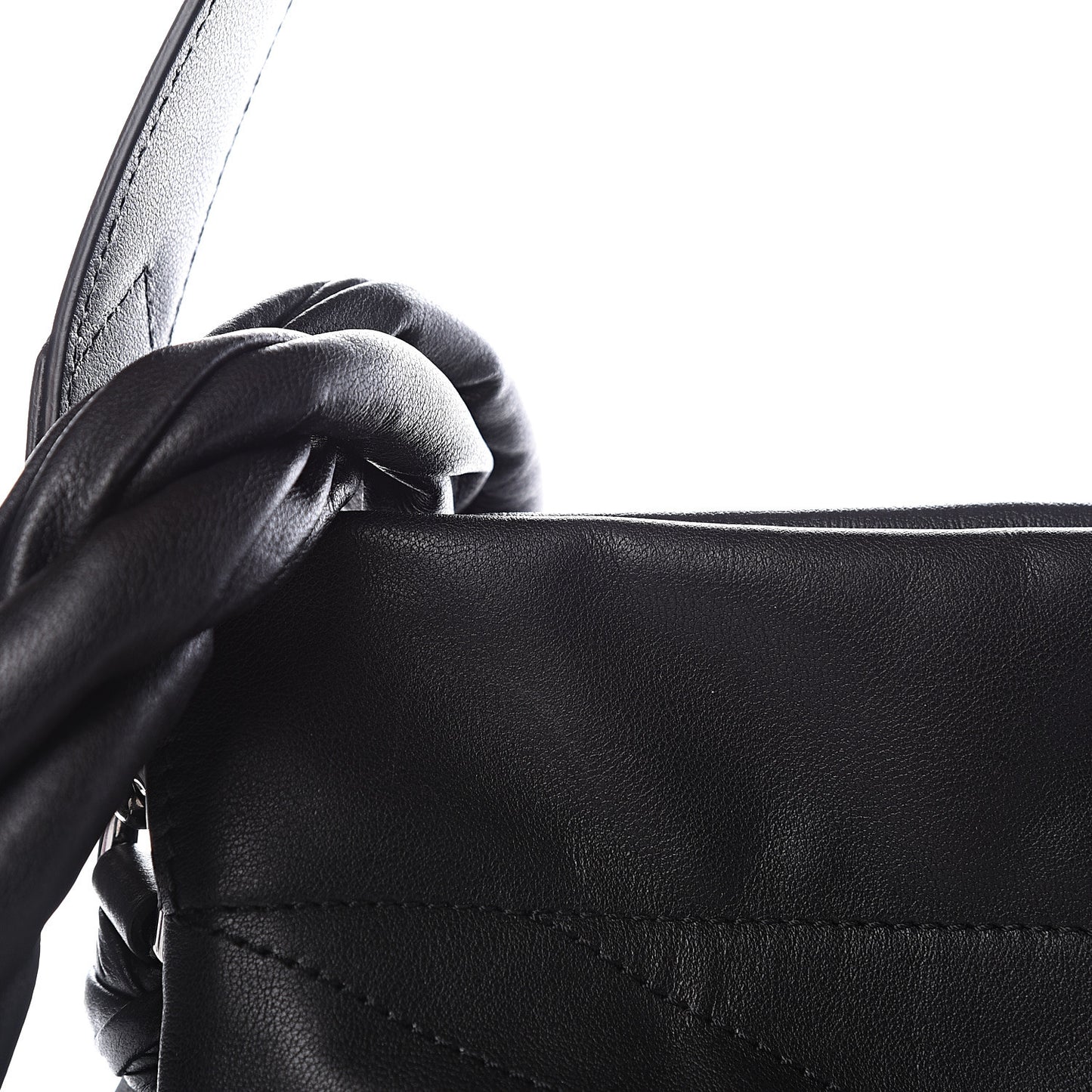 Calfskin Medium ID93 Satchel Black