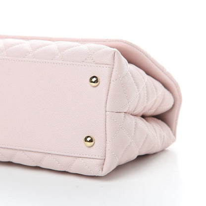 Chanel Caviar Quilted Small Coco Handle Flap Lilas Lilac 10 of 11