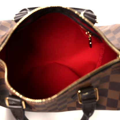 Louis Vuitton Damier Ebene Speedy Bandouliere 25 5 of 12
