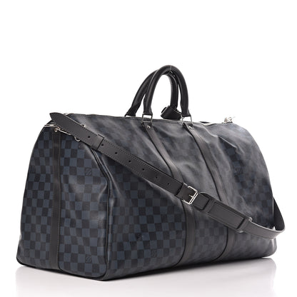 Louis Vuitton Damier Cobalt Keepall Bandouliere 55 3 of 13