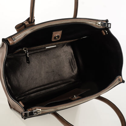 Prada Glace Calf Twin Pocket Tote Argilla 9 of 9
