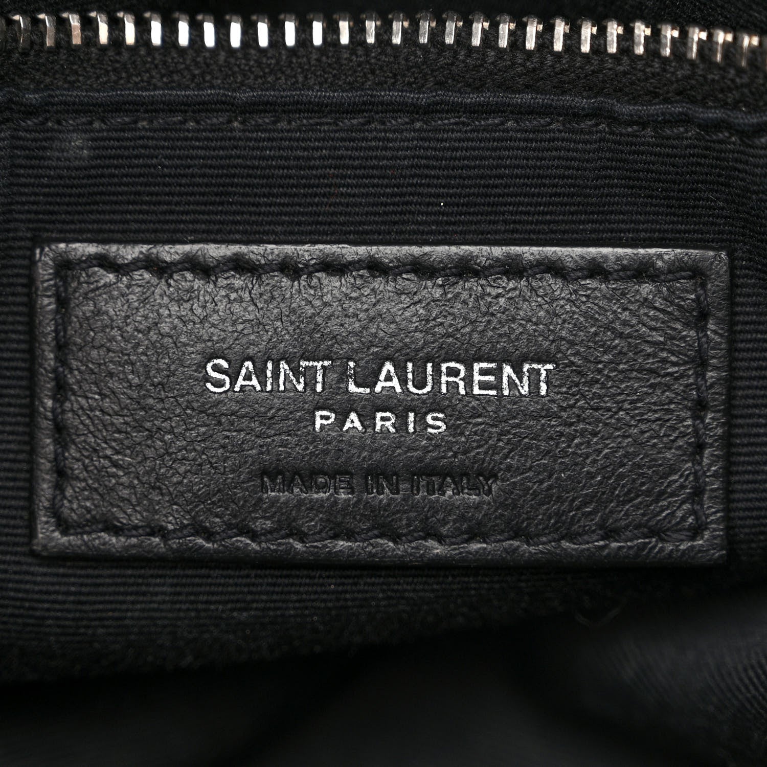 Saint Laurent Lambskin Quilted Small Loulou Puffer Monogram Chain Satchel Black 6 of 11