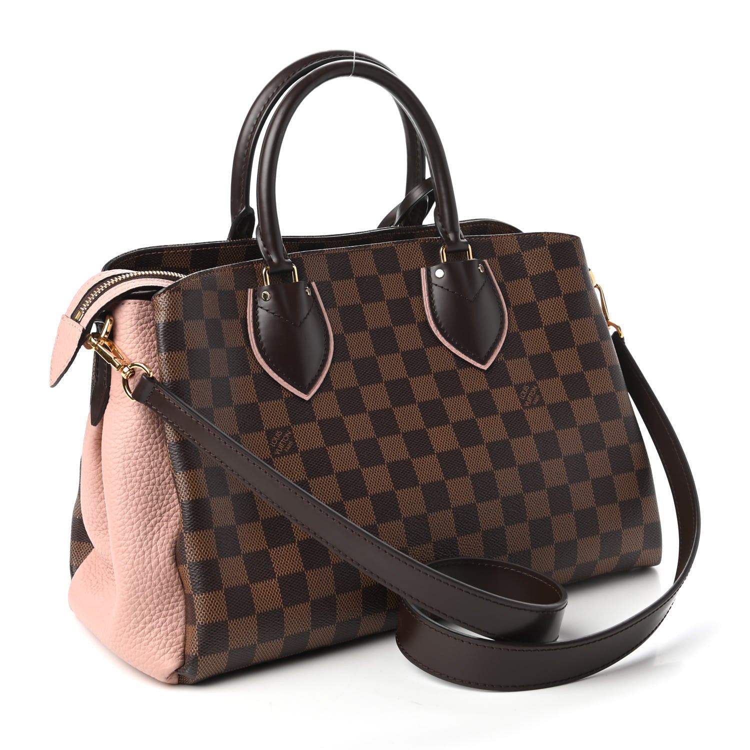 Louis Vuitton Cuir Taurillon Damier Ebene Normandy Magnolia 4 of 11
