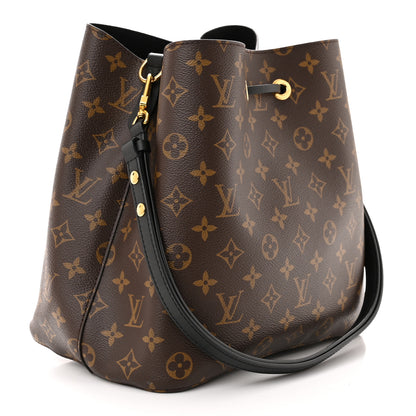Louis Vuitton Monogram Neonoe MM Black 3 of 9
