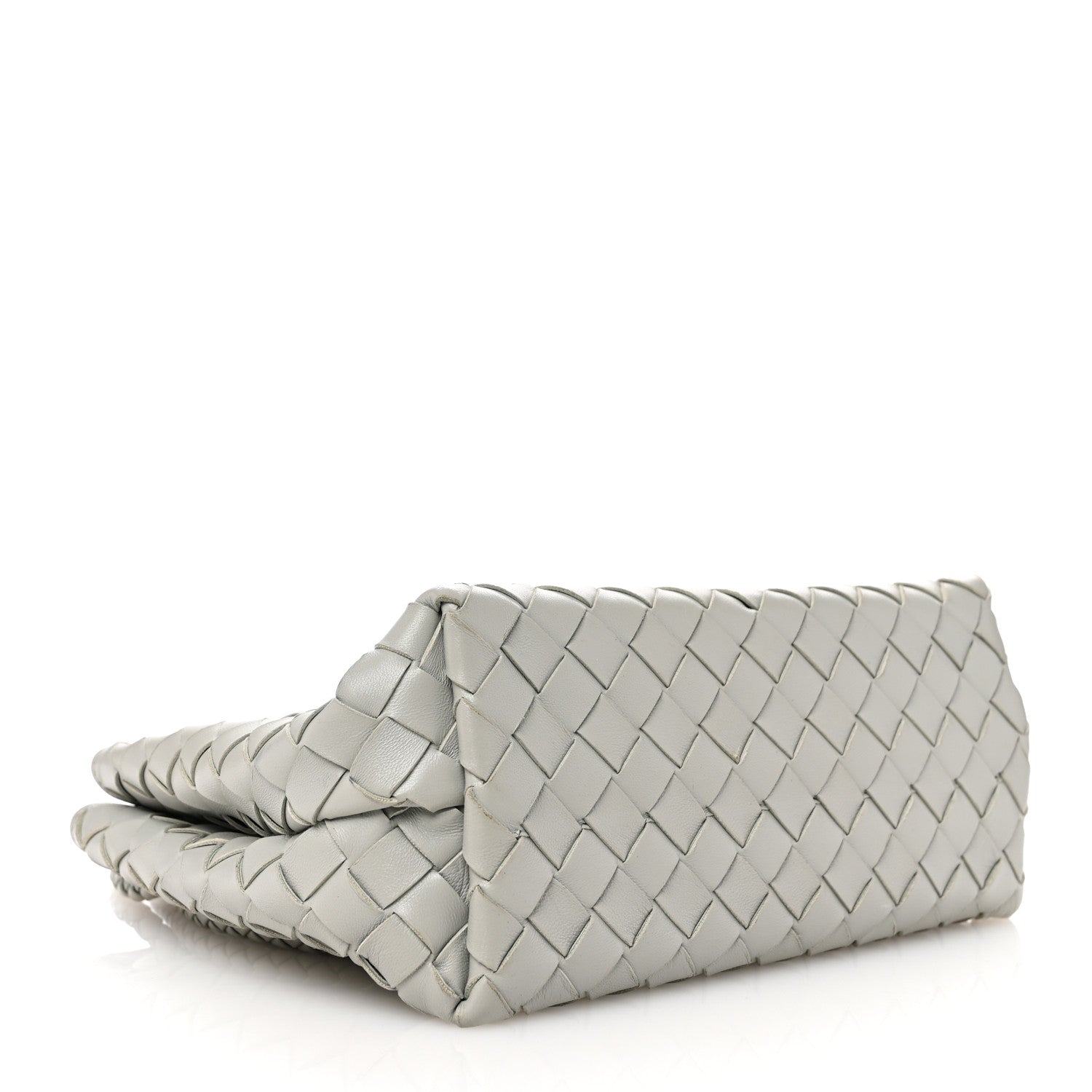 Bottega Veneta Nappa Intrecciato Small Andiamo Shoulder Bag Agate Grey 4 of 9