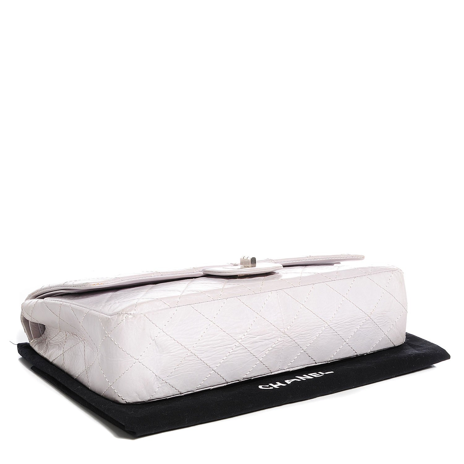Chanel Aged Calfskin 50th Anniversary 2.55 Reissue 227 White 4 of 9