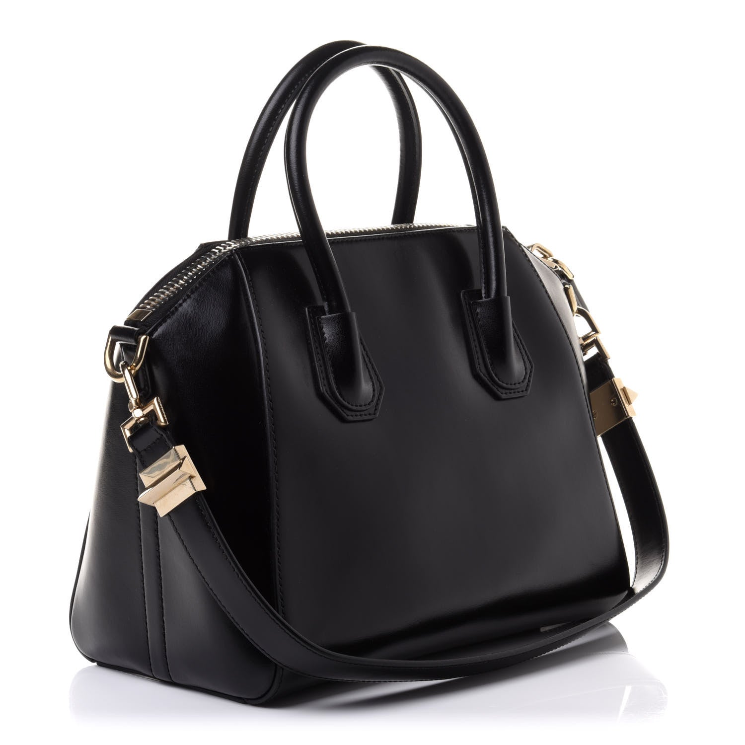 Givenchy Shiny Lord Calfskin Small Antigona Black 3 of 10