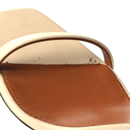 Saint Laurent Patent Calfskin 110 Opyum Sandals 38.5 Real Beige 9 of 14