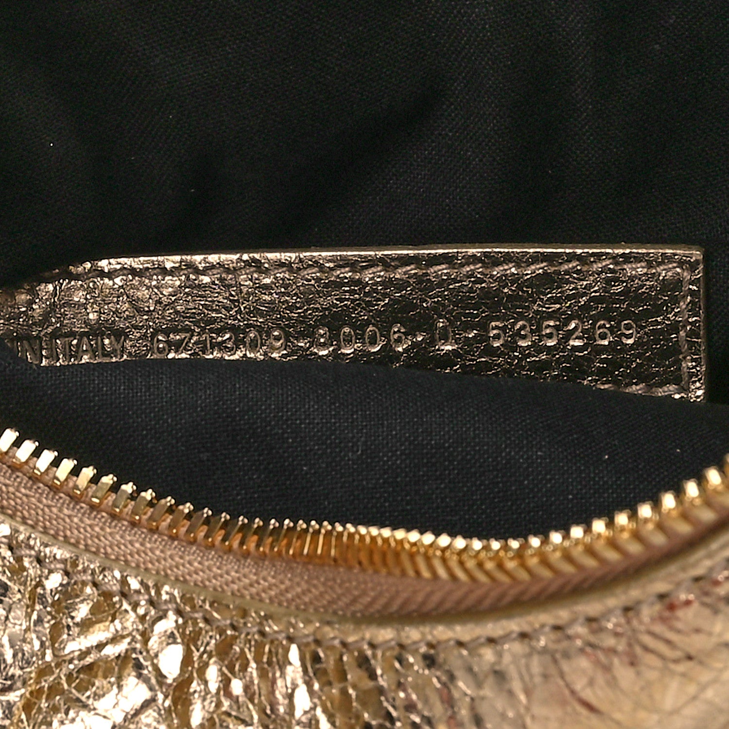 Balenciaga Metallic Agneau Arena Crystal Le Cagole Shoulder Bag XS Light Gold 8 of 12