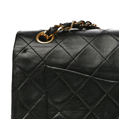 Chanel Lambskin Quilted Small Double Flap Black 27 of 28