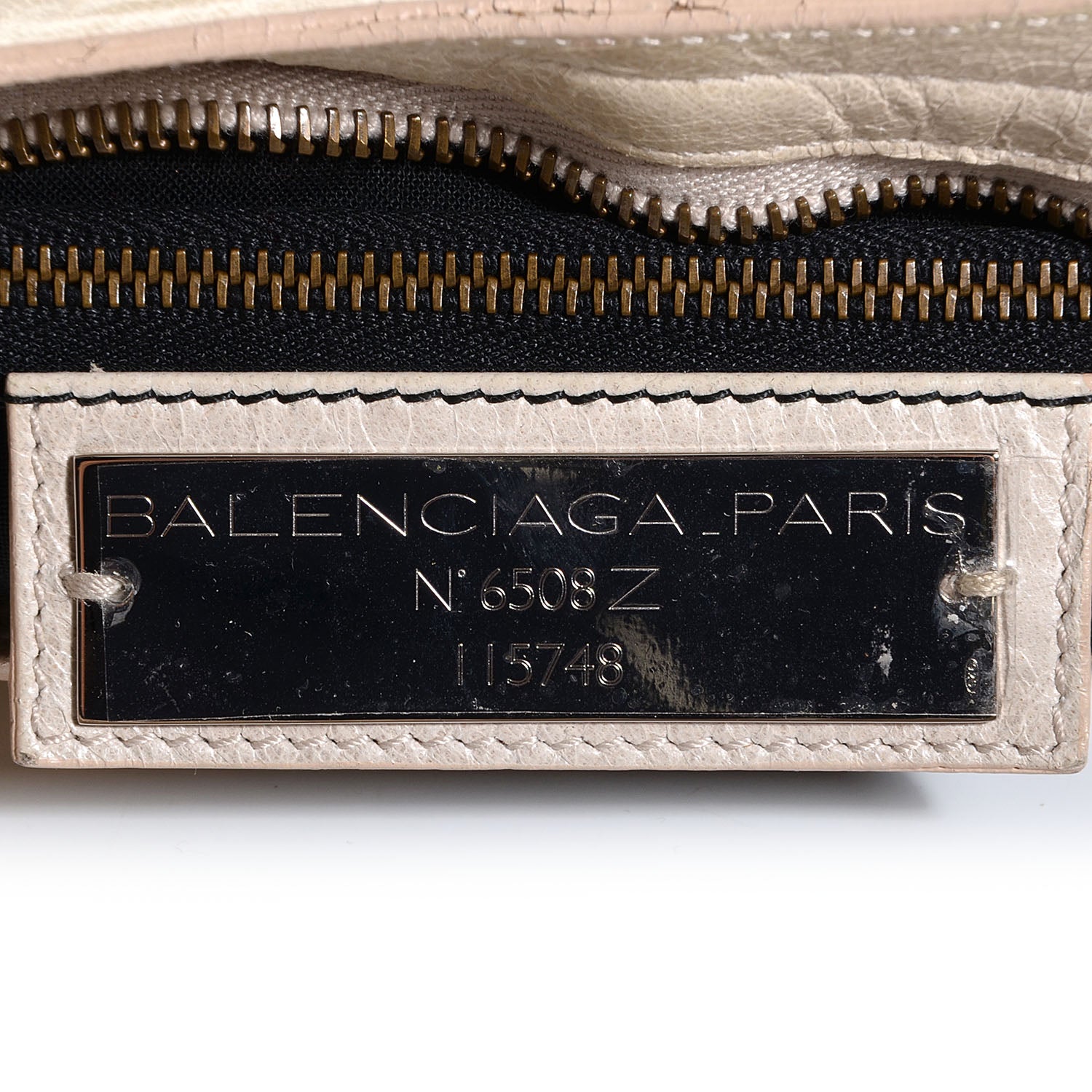 Balenciaga Chevre Classic Hardware City Calcaire 9 of 11